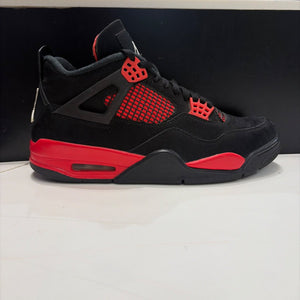 Jordan 4 Retro Red Thunder Size 9.5 (Moderately Worn Pre-Owned)