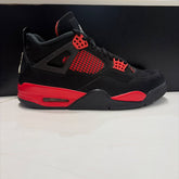 Jordan 4 Retro Red Thunder Size 9.5 (Moderately Worn Pre-Owned) - front