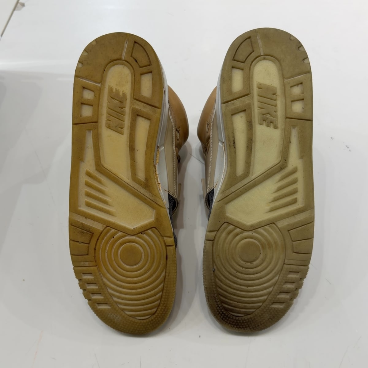 Nike Air Yeezy 1 Net Tan Size 12 (Heavily Worn Pre-Owned) - aux
