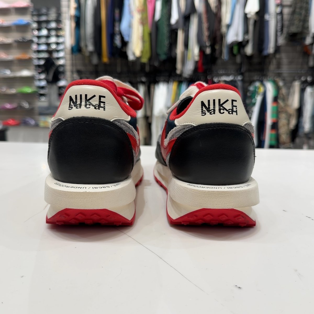 Nike LD Waffle sacai Undercover Midnight Spruce University Red - Image 5