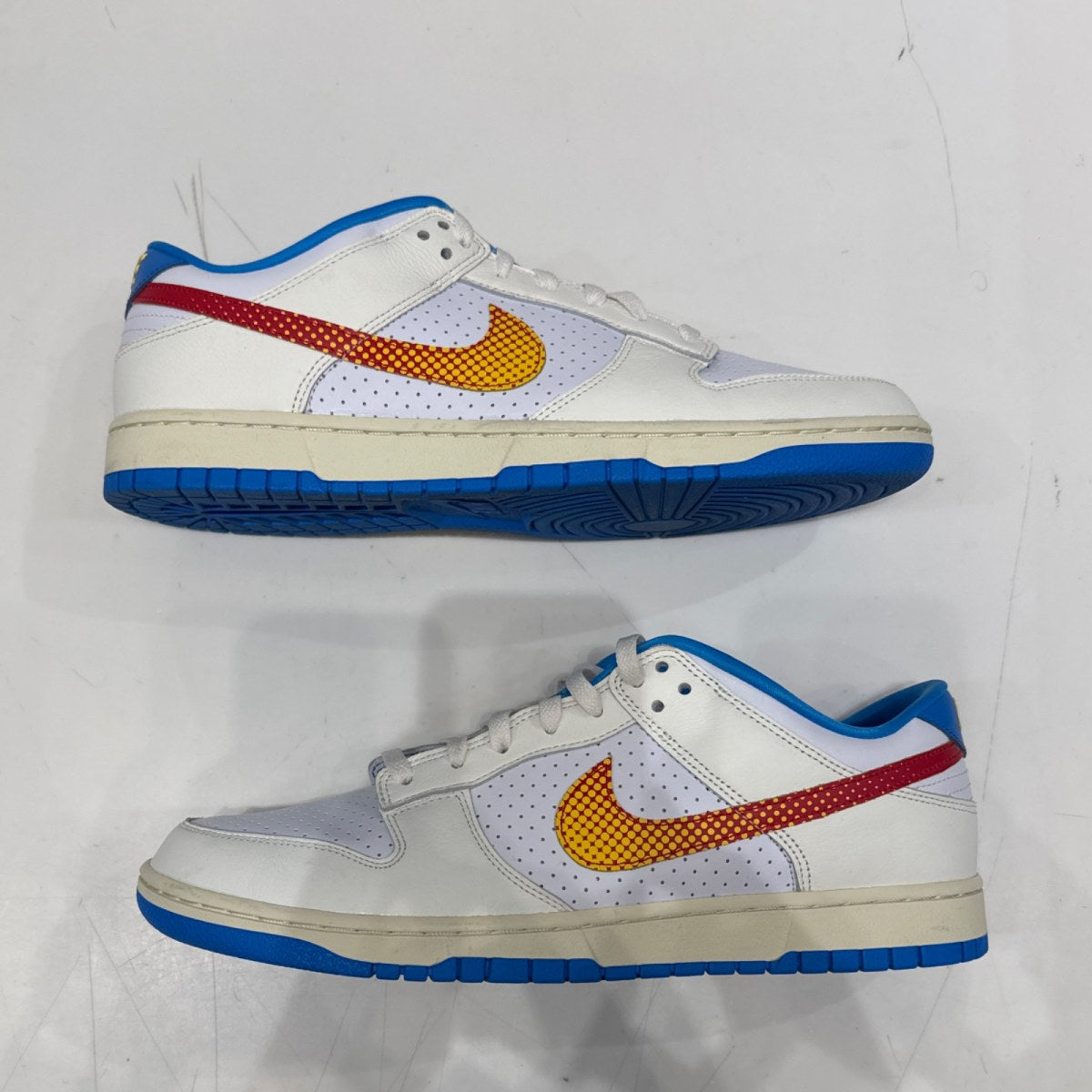 Nike Dunk Low Retro SE Pop Art Sail Photo Blue Size 14 (VNDS Pre-Owned) - Image 2