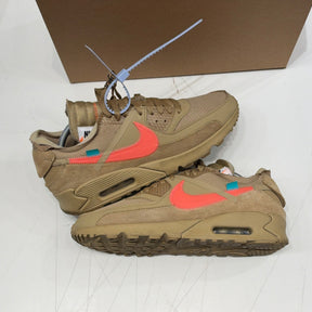 Nike Air Max 90 Off-White Desert Ore Size 10 (Lightly Worn Pre-Owned) - Image 2