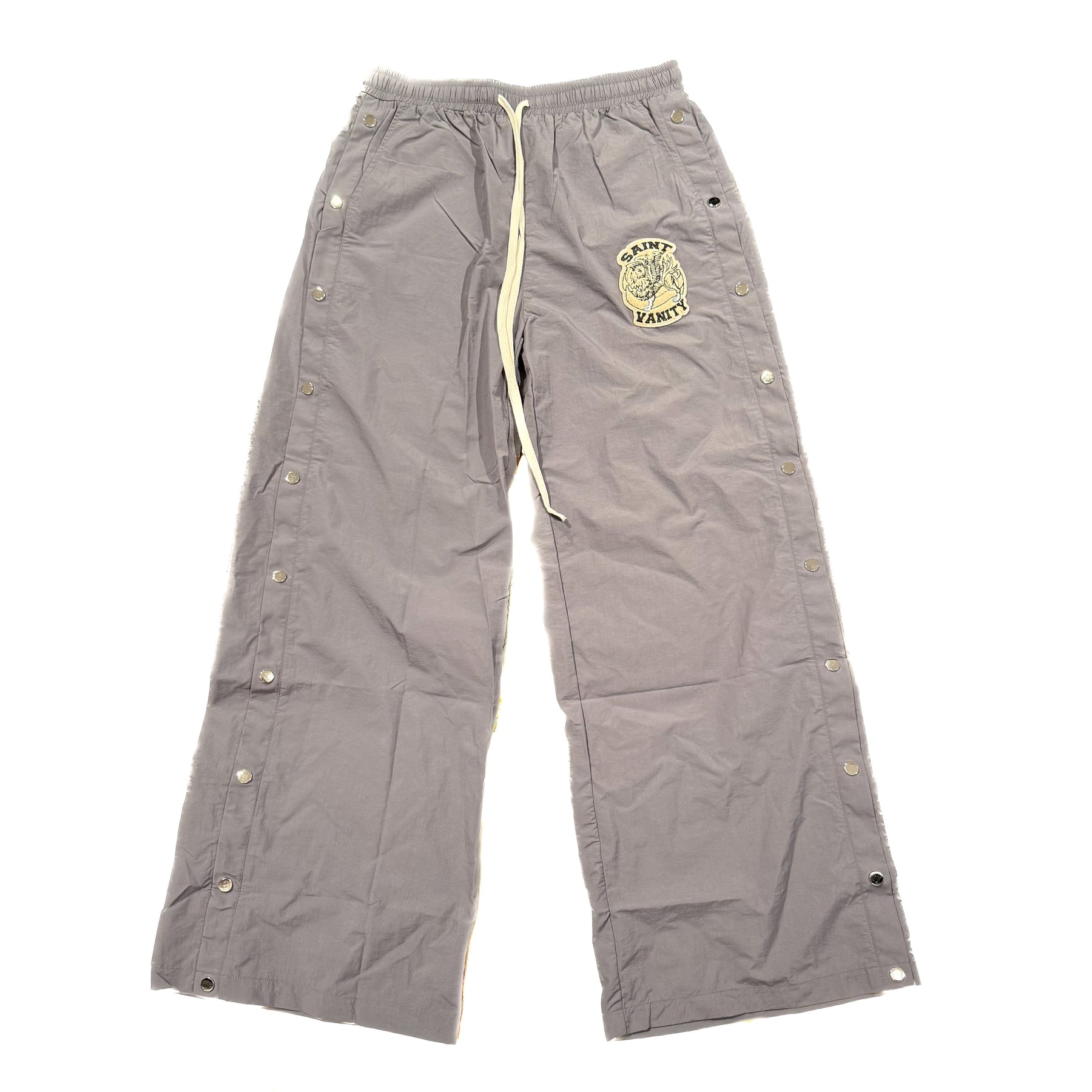 Saint Vanity Nylon Wide Pants Grey