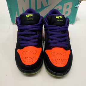 Nike SB Dunk Low Night of Mischief Halloween Size 9.5 (Lightly Worn Pre-Owned) - tag