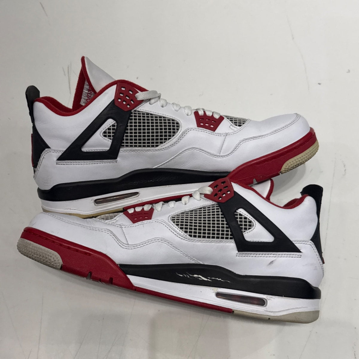 Jordan 4 Retro Fire Red (2012) Size 14 (Lightly Worn Pre-Owned) - Image 3