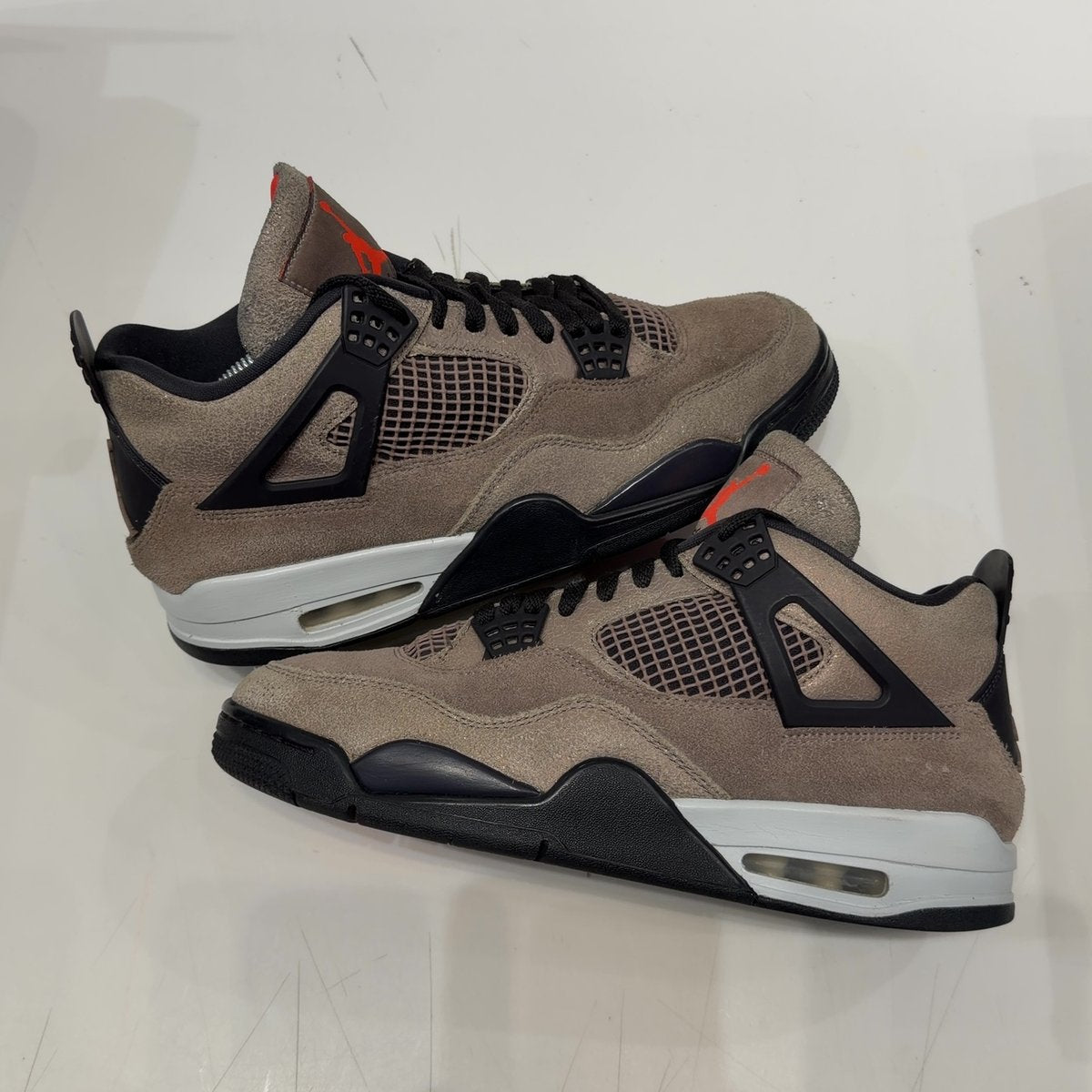Jordan 4 Retro Taupe Haze Size 10 (Moderately Worn Pre-Owned) - back