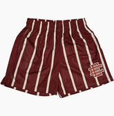 EE Basic Shorts Stripes Red Brick/White