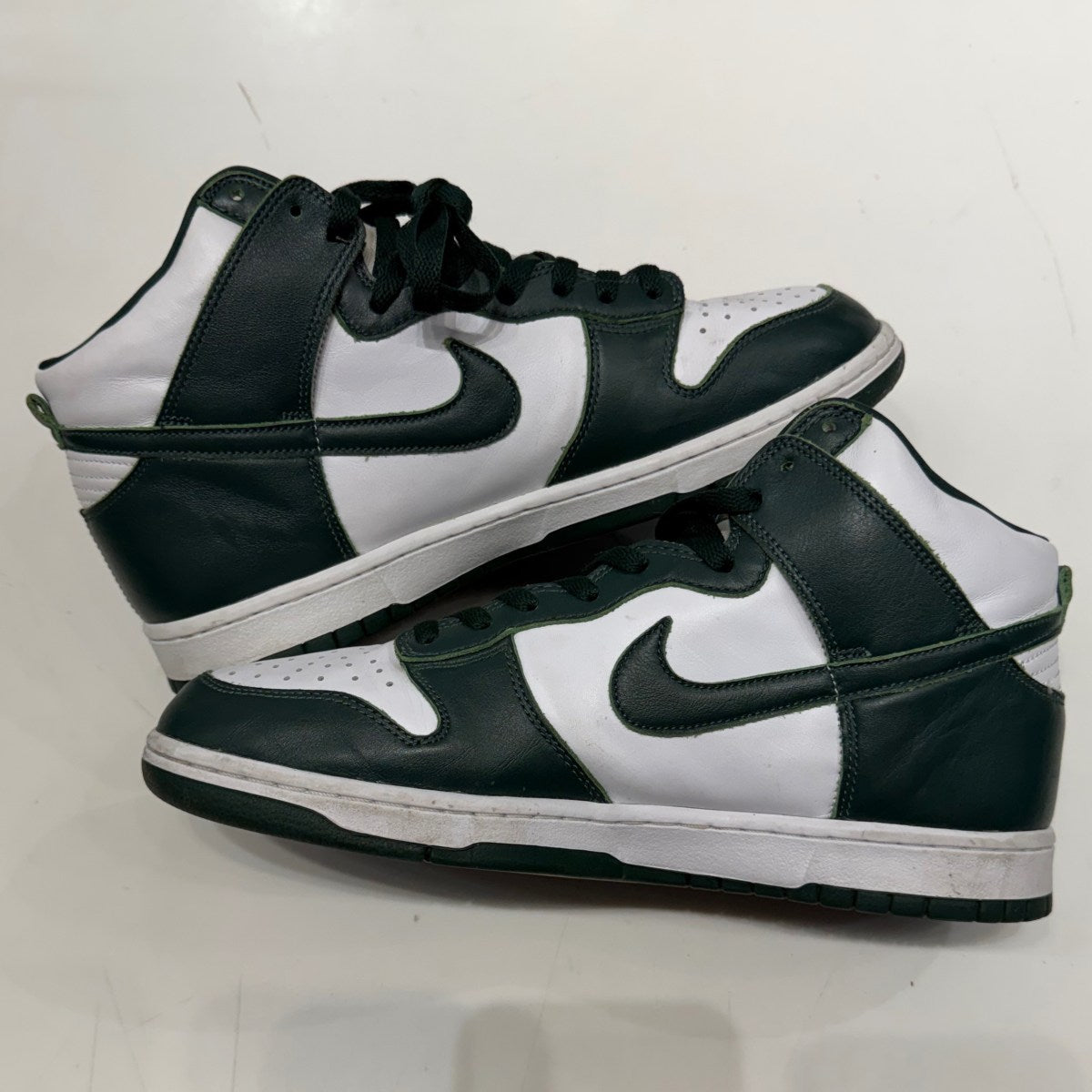 Nike Dunk High Spartan Green Size 11 (Lightly Worn Pre-Owned) - Image 3
