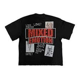 Mixed Emotions Black Lost Identity tee