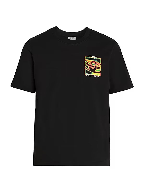 Casablanca Heat Map Classic T-Shirt Black
