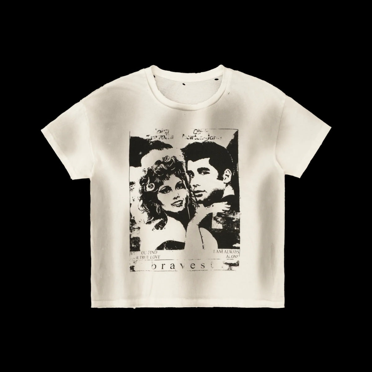 Bravest Studios White Greaser Vintage Tee