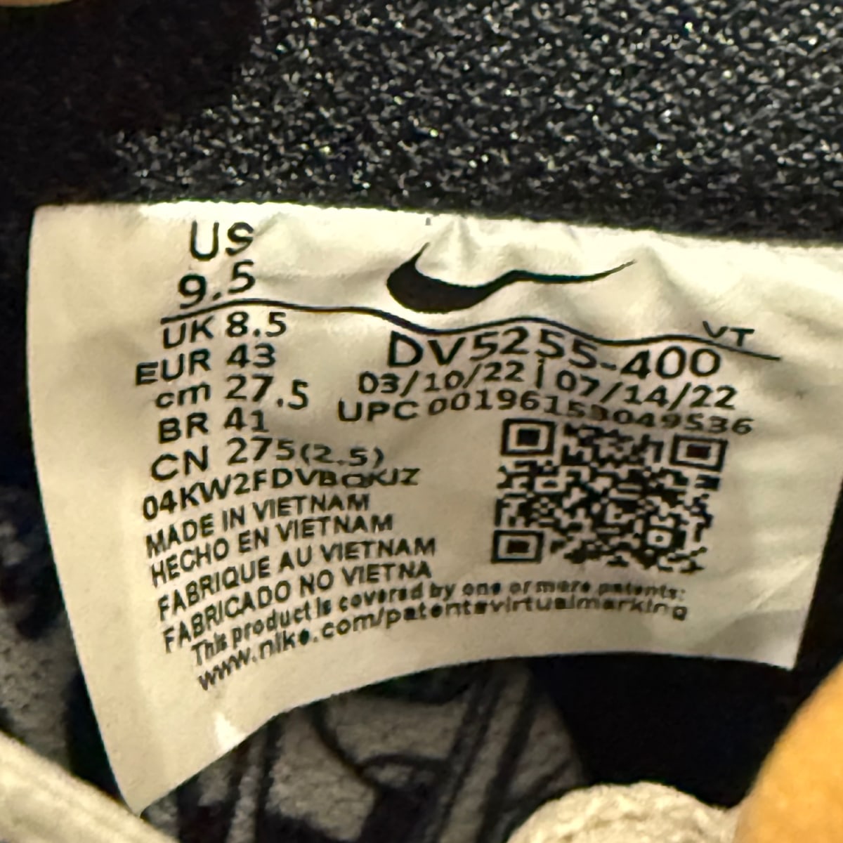 Nike Air Force 1 Low SP Undefeated Multi-Patent Total Orange Size 9.5 (Lightly Worn Pre-Owned) - Image 6