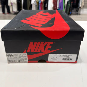 Jordan 1 Retro High Clay Green Size 11.5 (Moderately Worn Pre-Owned) - Image 8