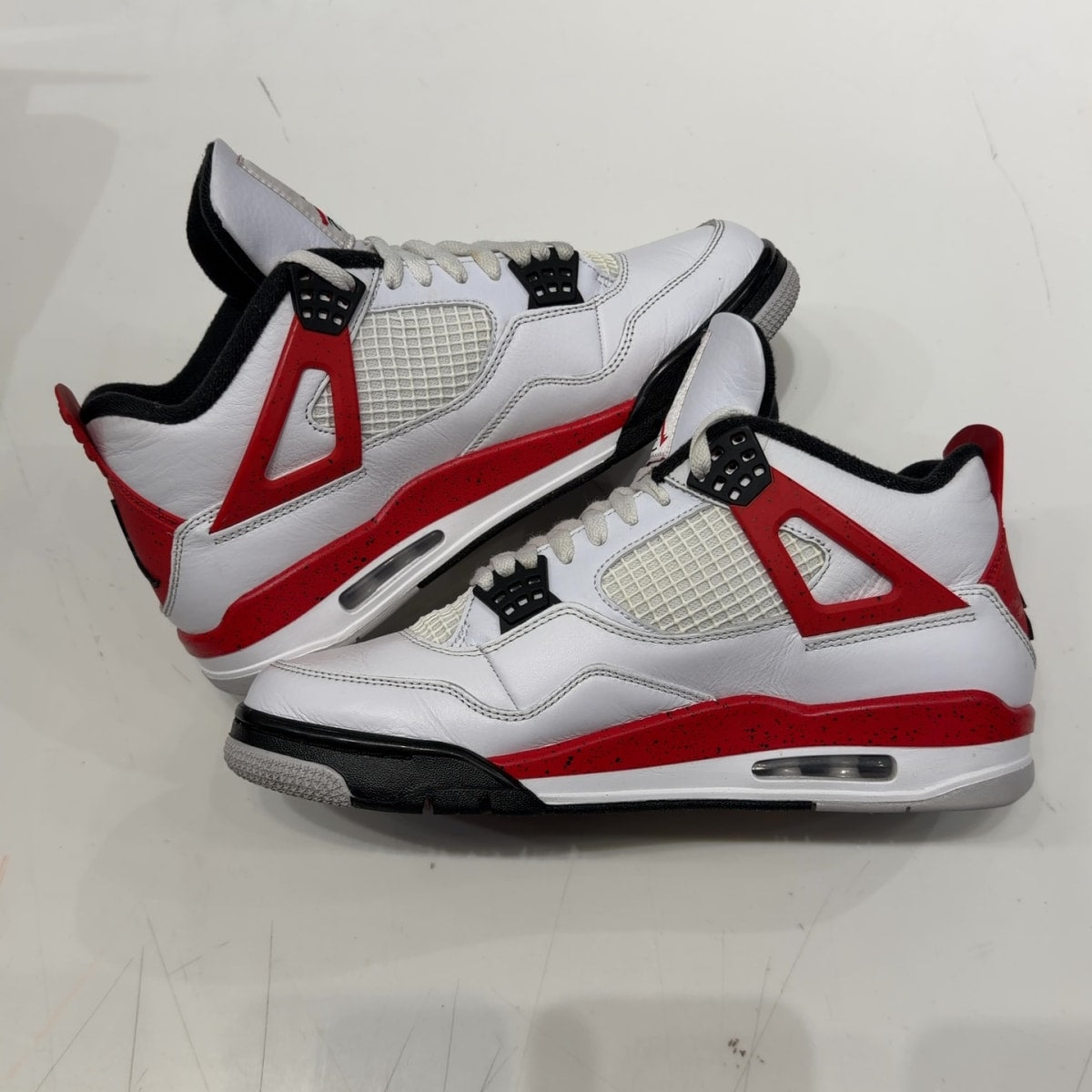 Jordan 4 Retro Red Cement Size 10 (Moderately Worn Pre-Owned)