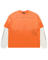 Boredom Kills Purpose Double Tee LS Orange
