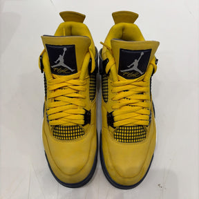 Jordan 4 Retro Lightning (2021) Size 9.5 (Moderately Worn Pre-Owned)