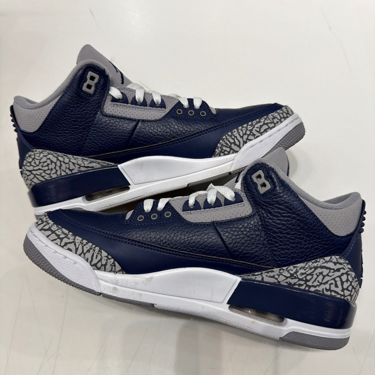 Jordan 3 Retro Georgetown (2021) Size 9.5 (Moderately Worn Pre-Owned) - Image 3