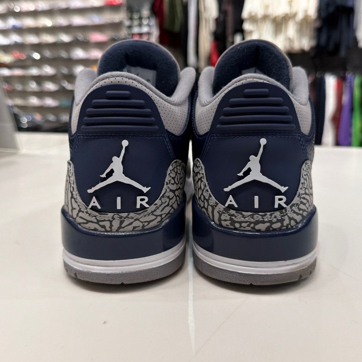 Jordan 3 Retro Georgetown (2021) Size 9.5 (Moderately Worn Pre-Owned) - Image 5