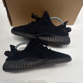 adidas Yeezy Boost 350 V2 Black Red Size 6.5 (Moderately Worn Pre-Owned) - Image 3