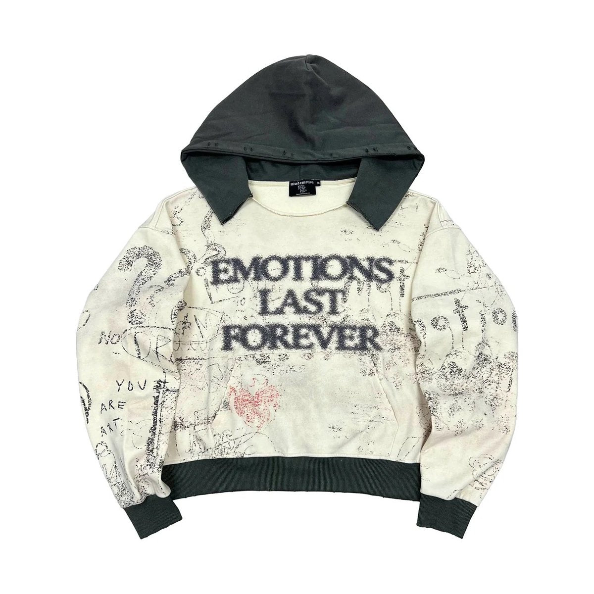 Mixed Emotions Black Last Forever Hoodie