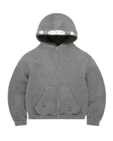 Bravest Studios Sapphire Zip Up Hoodie Grey