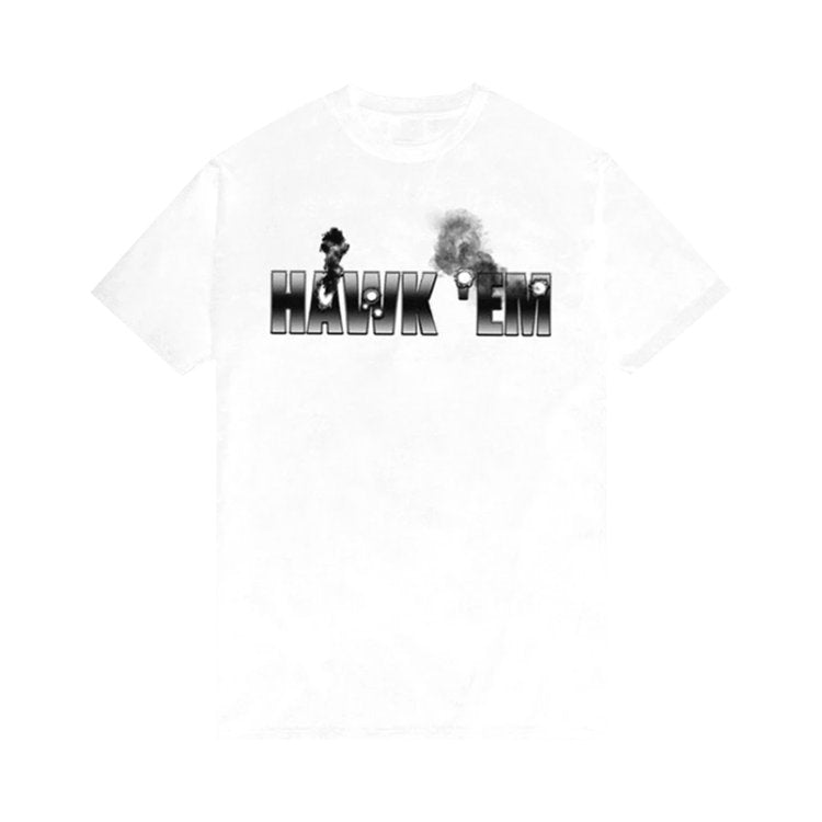 Vlone x Pop Smoke Hawk Em Tee White