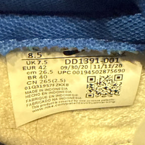 Nike Dunk Low Retro Hyper Cobalt Size 8.5 (Heavily Worn Pre-Owned) - Image 6
