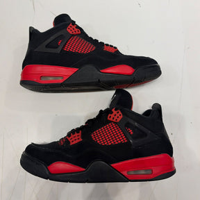 Jordan 4 Retro Red Thunder Size 9.5 (Moderately Worn Pre-Owned) - back