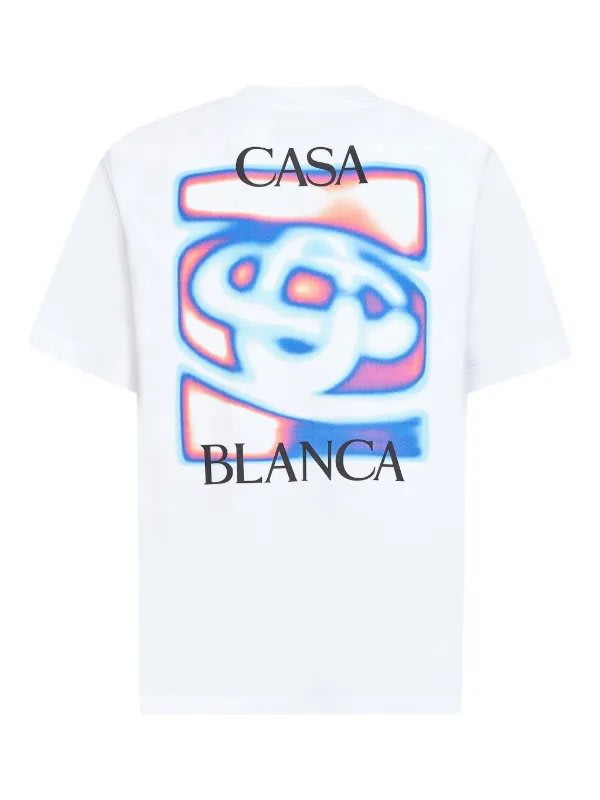 Casablanca Heat Map Classic T-Shirt White