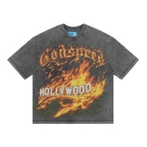 GODSPEED Hollywood Inferno II Tee Grey Wash