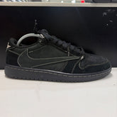 Jordan 1 Retro Low OG SP Travis Scott Black Phantom Size 8.5 (Moderately Worn Pre-Owned) - front