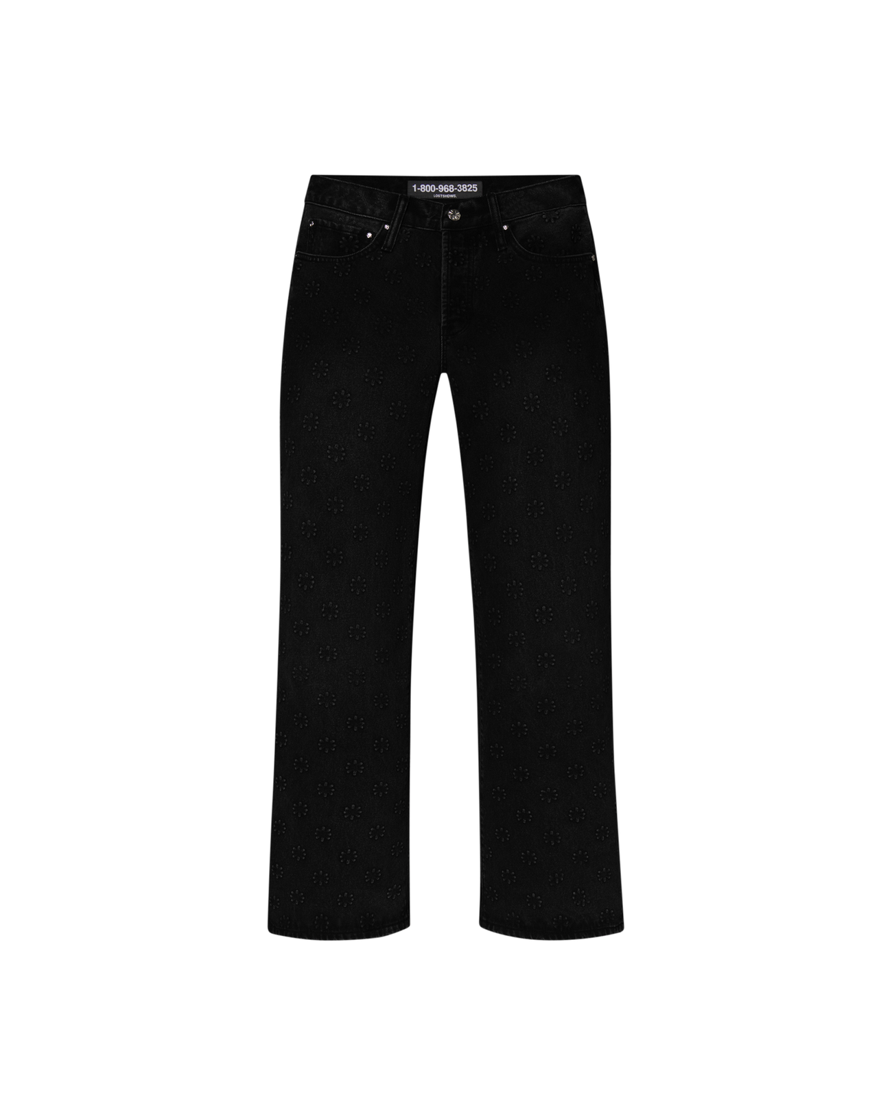 LOST SHDW Embossed Demin Jet Black