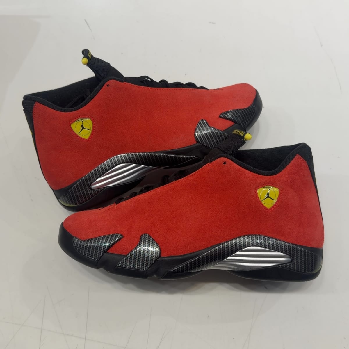 Jordan 14 Retro Ferrari (2025) Size 9.5 (Lightly Worn Pre-Owned) - back