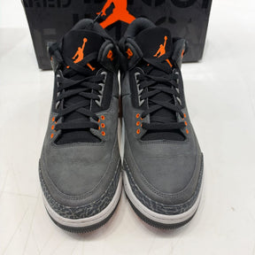 Jordan 3 Retro Fear Pack (2023) Size 12 (Moderately Worn Pre-Owned) - tag