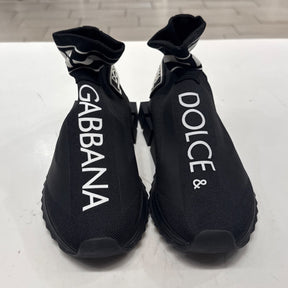 Dolce & Gabbana Sorrento cloth high trainers Size 42 (Lightly Worn Pre-Owned) - Image 4