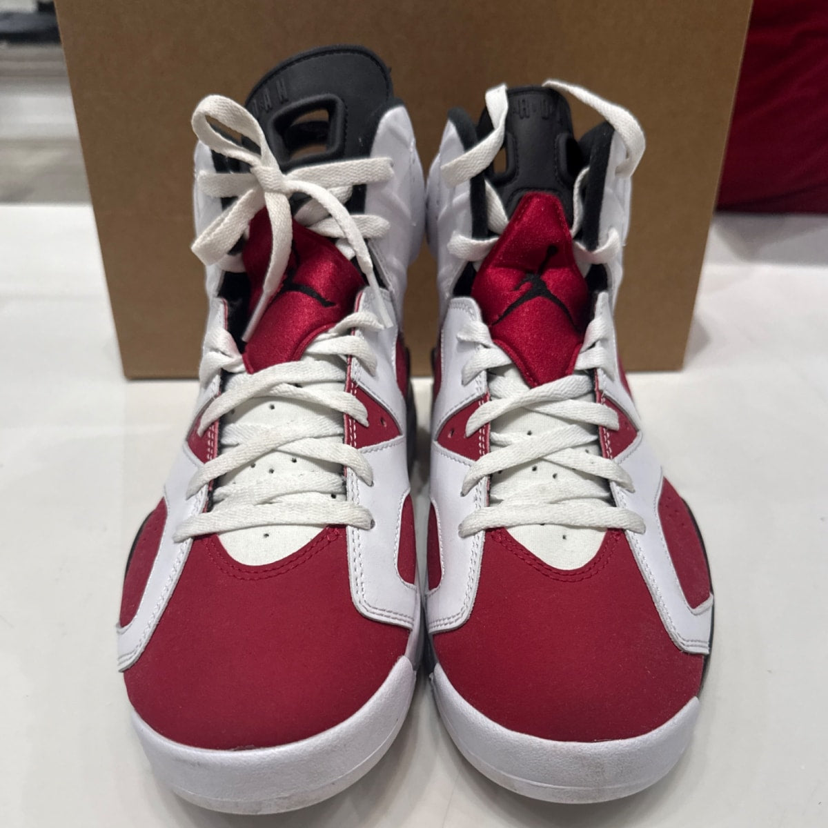 Jordan 6 Retro Carmine (2021) Size 10.5 (Lightly Worn Pre-Owned) - Image 4