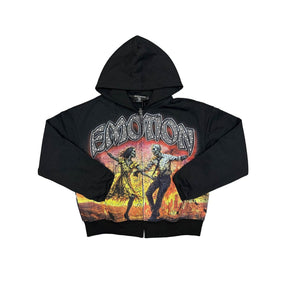 Mixed Emotions Last Dance Rhinestone Hoodie