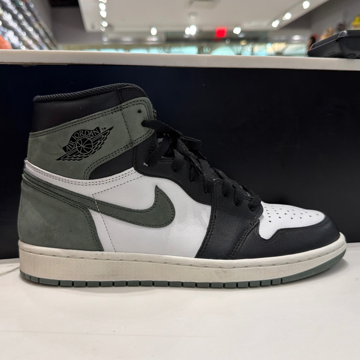 Jordan 1 Retro High Clay Green Size 11.5 (Moderately Worn Pre-Owned) - Image 1
