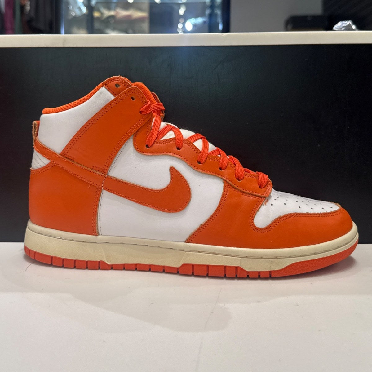 Nike Dunk High Syracuse (2021) (Women's) Size 9.5W (Lightly Worn Pre-Owned) - Image 1