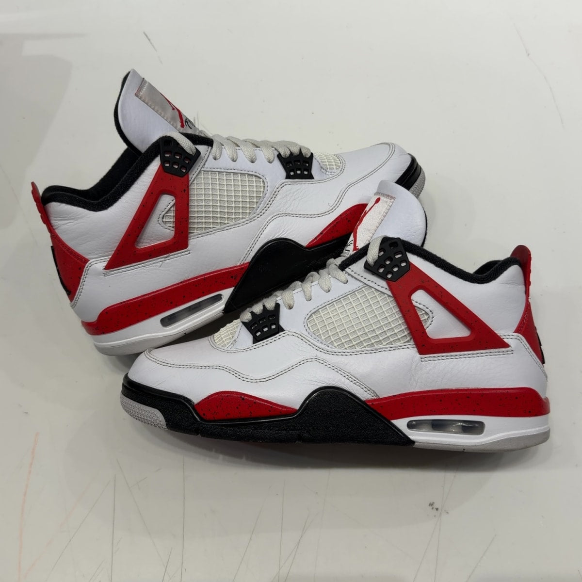 Jordan 4 Retro Red Cement Size 10 (Moderately Worn Pre-Owned)