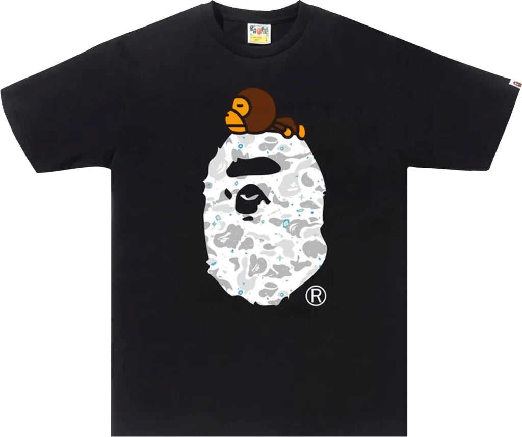 Bape Space Camo Milo On Big Ape Black