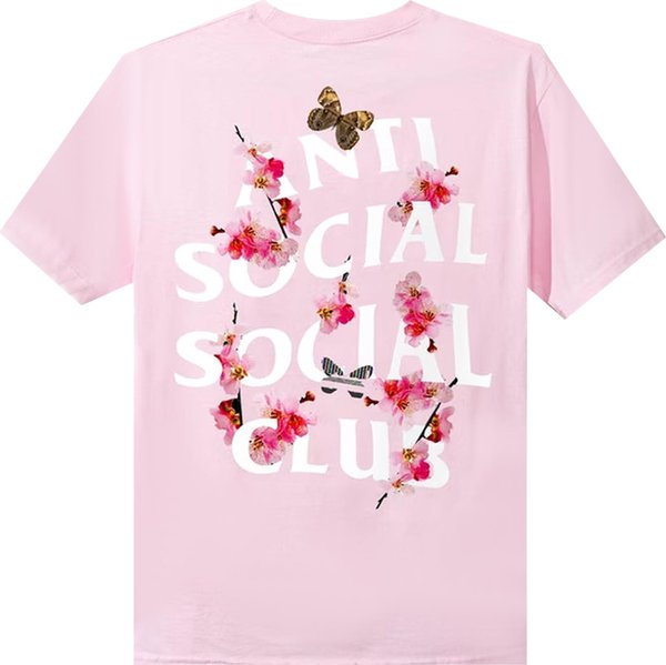 Anti-Social Social Club "Kkoch" Pink Tee