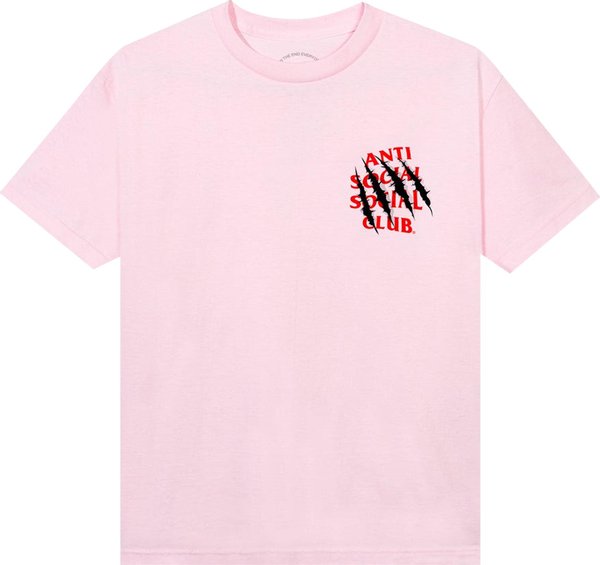 Anti Social Social Club After Us T-shirt Pink