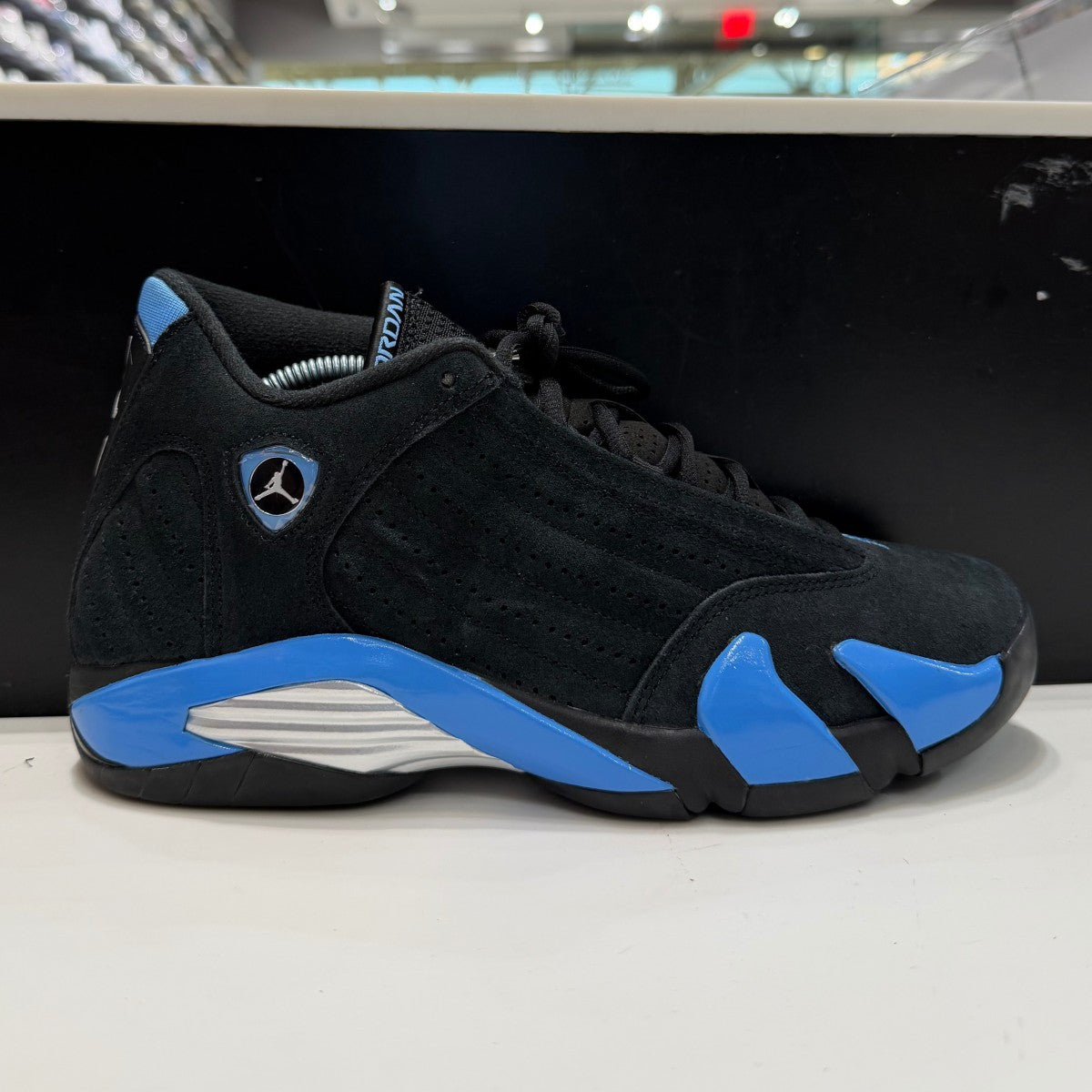 Jordan 14 Retro Black University Blue (2026) Size 8.5 (VNDS Pre-Owned) - Image 1