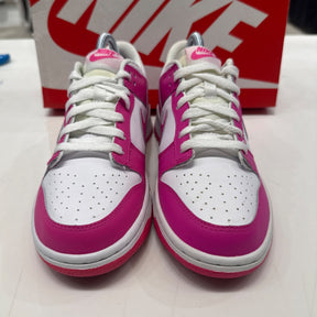 Nike Dunk Low Laser Fuchsia (GS) Size 6Y (Lightly Worn Pre-Owned) - Image 4