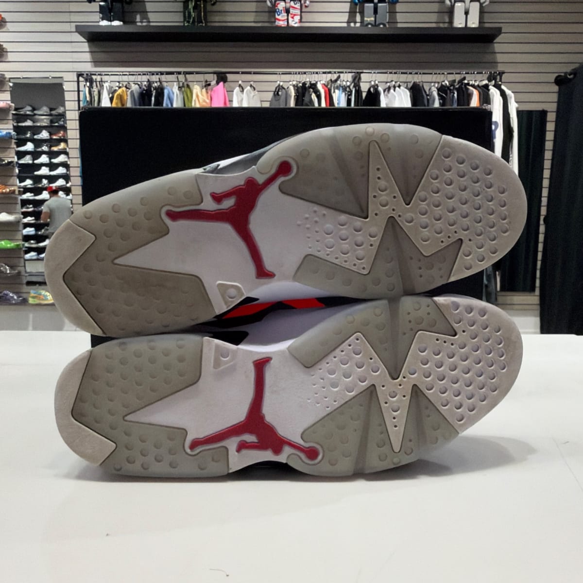 Jordan 6 Retro Carmine (2021) Size 12 (Moderately Worn Pre-Owned) - sole