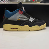 Jordan 4 Retro Union Off Noir Size 13 (Lightly Worn Pre-Owned) - front