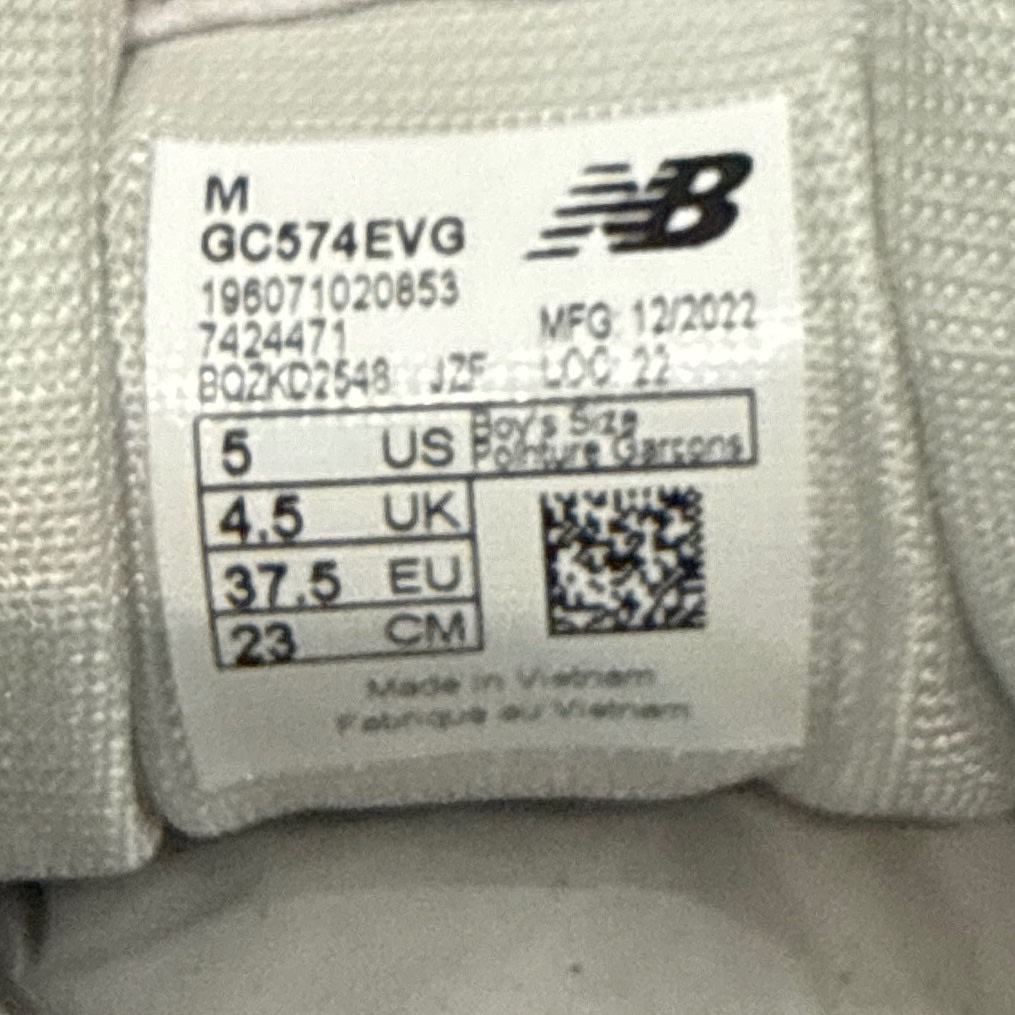 New Balance 574 Nimbus Cloud Size 5 (Lightly Worn Pre-Owned) - Image 6