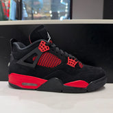 Jordan 4 Retro Red Thunder Size 9 (Moderately Worn Pre-Owned) - front