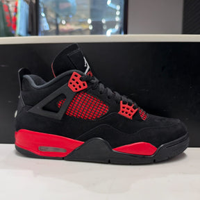 Jordan 4 Retro Red Thunder Size 9 (Moderately Worn Pre-Owned) - front